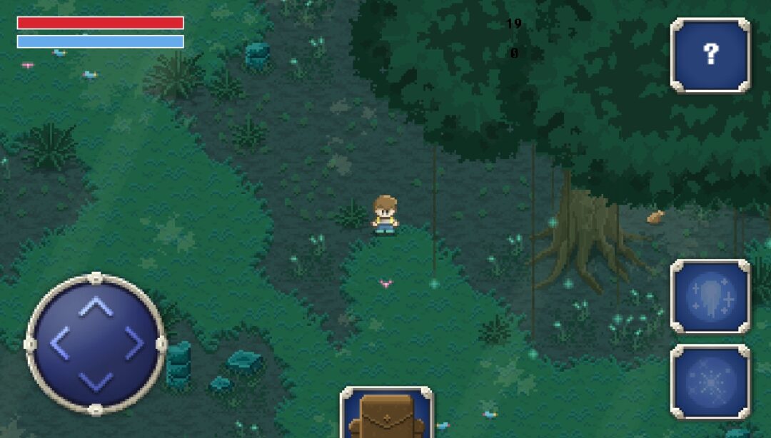Beaststone RPG Forest gameplay screen shot