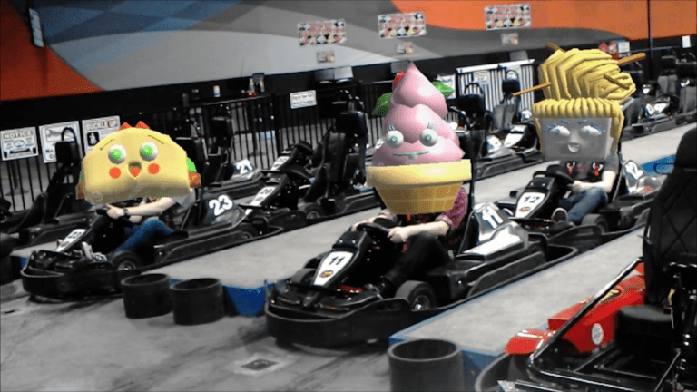 Screenshot of HoloKart game