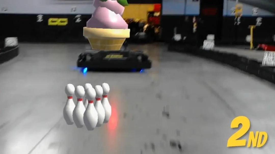 Screenshot of HoloKart game