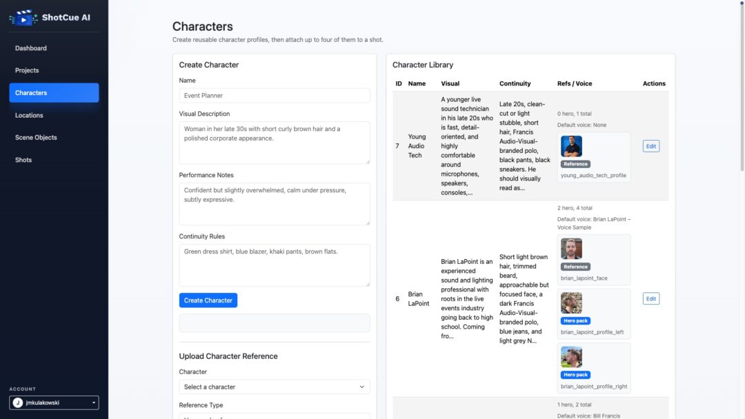 ShotCue Ai Screen Shot
